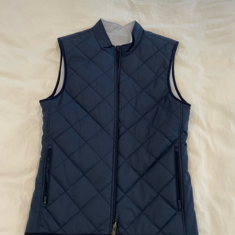 Nike Quilted Navy Zip Vest